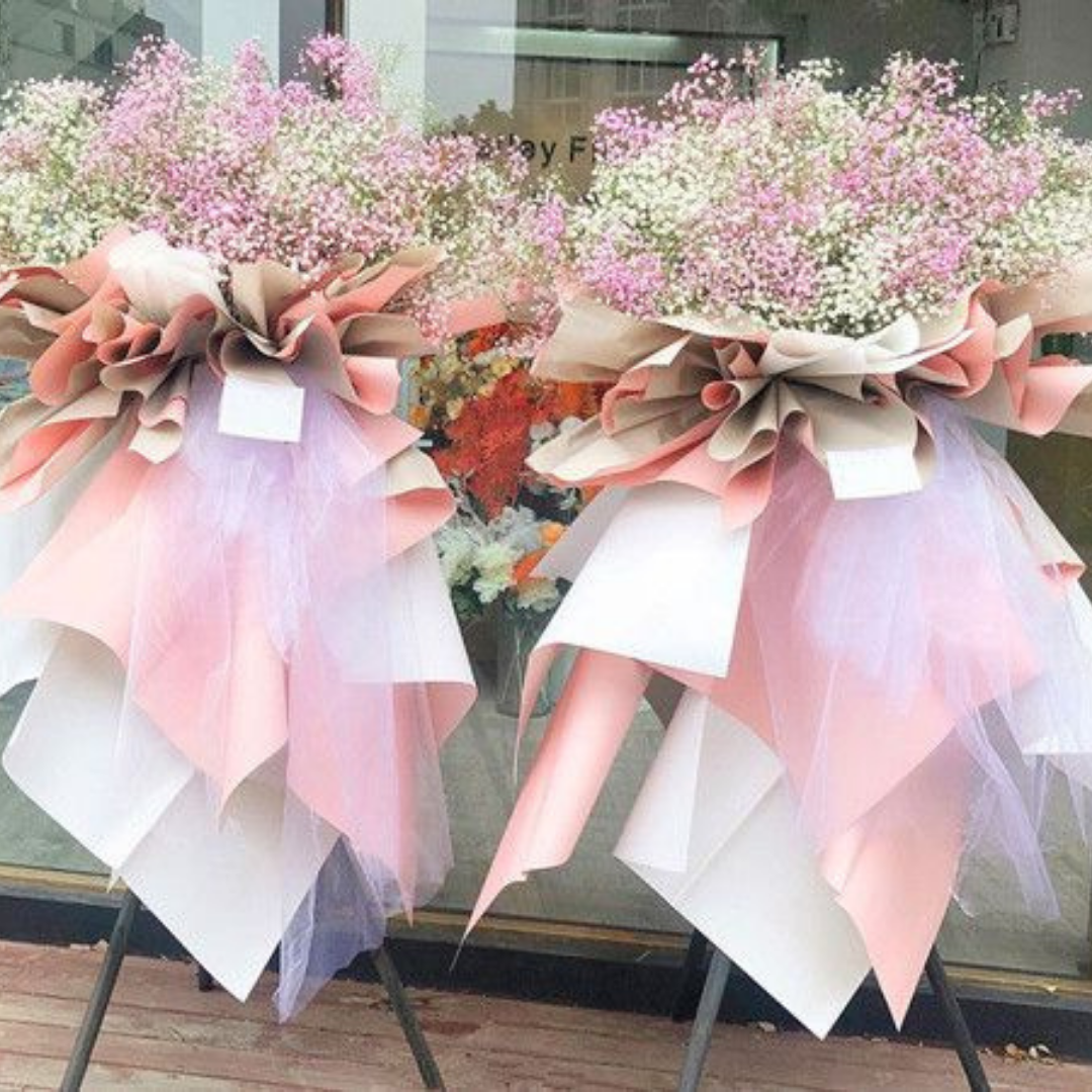 Flower Basket | Flower Stands | 開業花牌|開業花籃| 香港花店 - Fruitier Bouquets & Co.