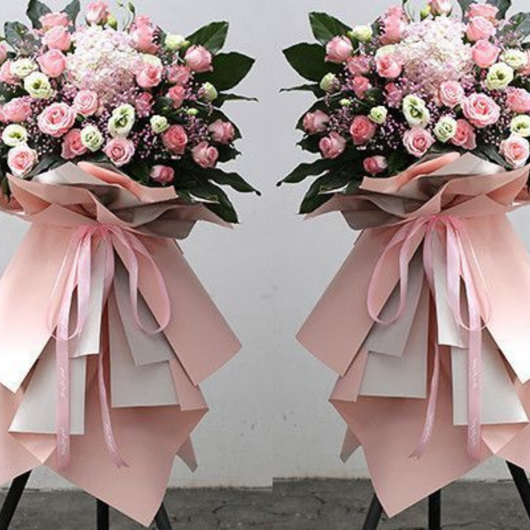 Flower Basket | Flower Stands | 開業花牌|開業花籃| 香港花店 - Fruitier Bouquets & Co.