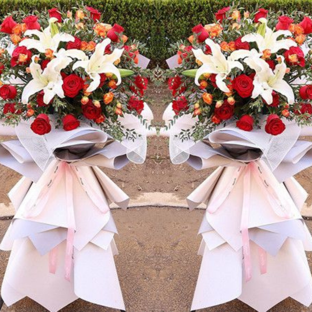 Flower Basket | Flower Stands | 開業花牌|開業花籃| 香港花店 - Fruitier Bouquets & Co.