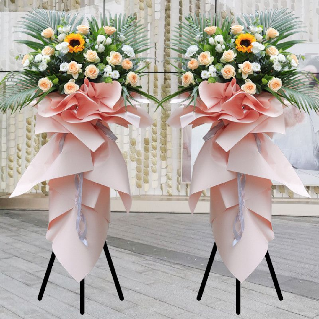 Flower Basket | Flower Stands | 開業花牌|開業花籃| 香港花店 - Fruitier Bouquets & Co.