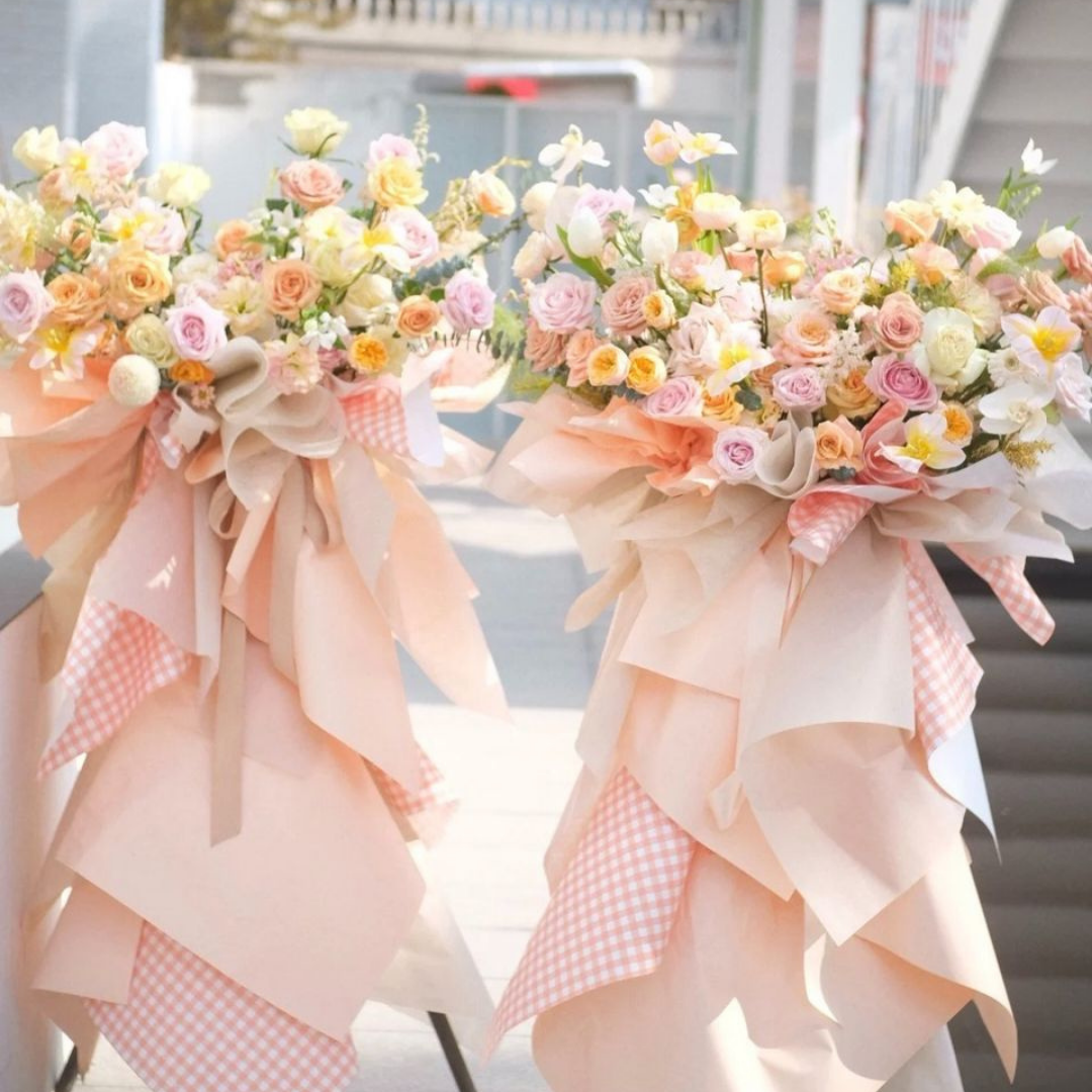 Flower Basket | Flower Stands | 開業花牌|開業花籃| 香港花店 - Fruitier Bouquets & Co.