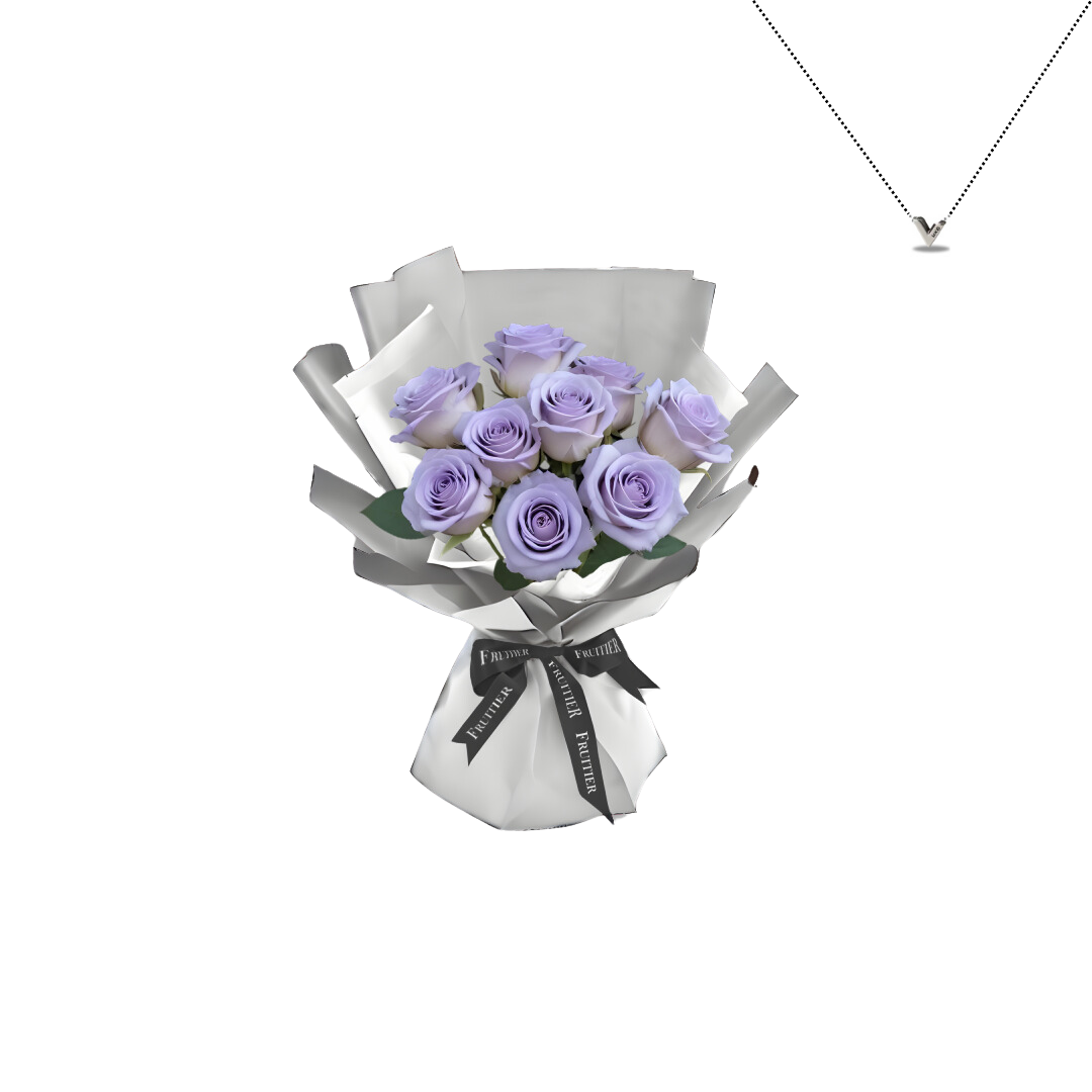 No.9 purple Rose