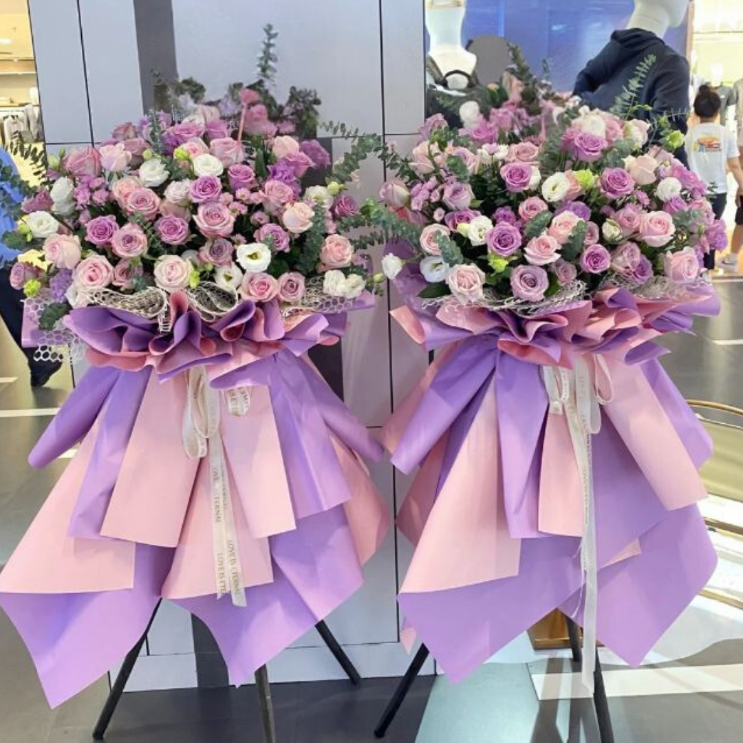Flower Basket | Flower Stands | 開業花牌|開業花籃| 香港花店 - Fruitier Bouquets & Co.