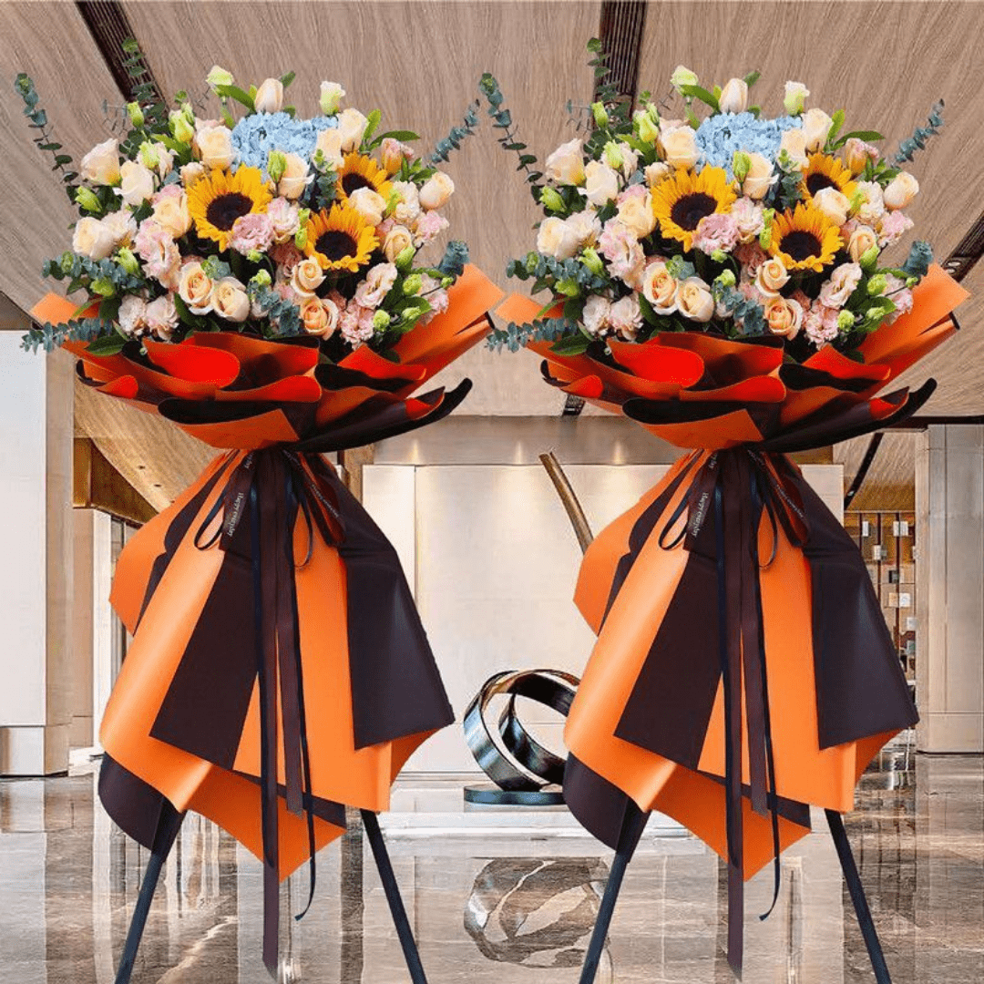 Flower Basket | Flower Stands | 開業花牌|開業花籃| 香港花店 - Fruitier Bouquets & Co.