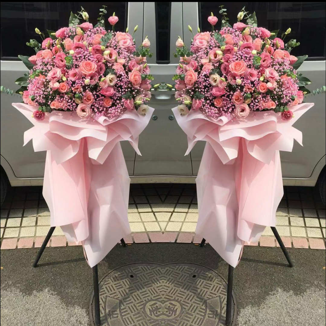 Flower Basket | Flower Stands | 開業花牌|開業花籃| 香港花店 - Fruitier Bouquets & Co.