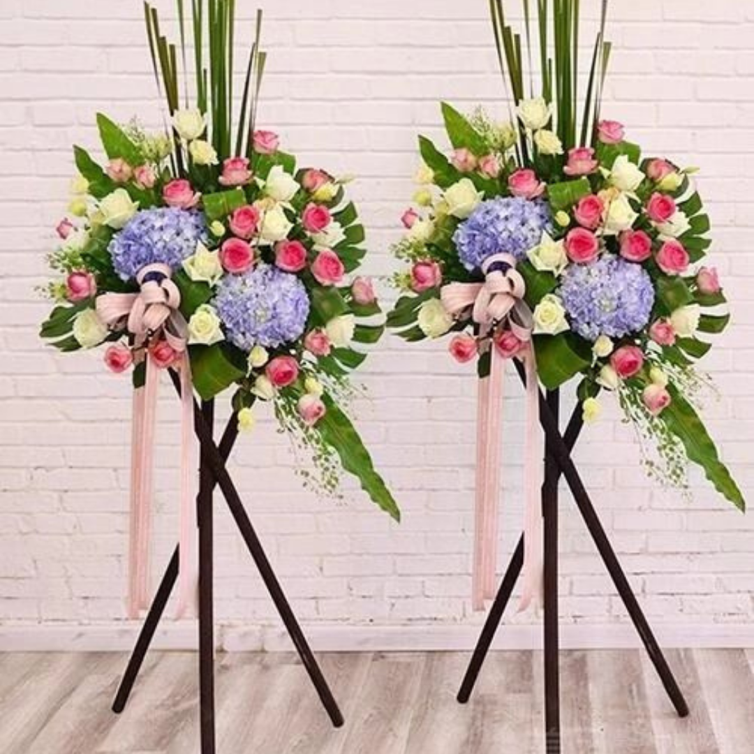 Flower Basket | Flower Stands | 開業花牌|開業花籃| 香港花店 - Fruitier Bouquets & Co.