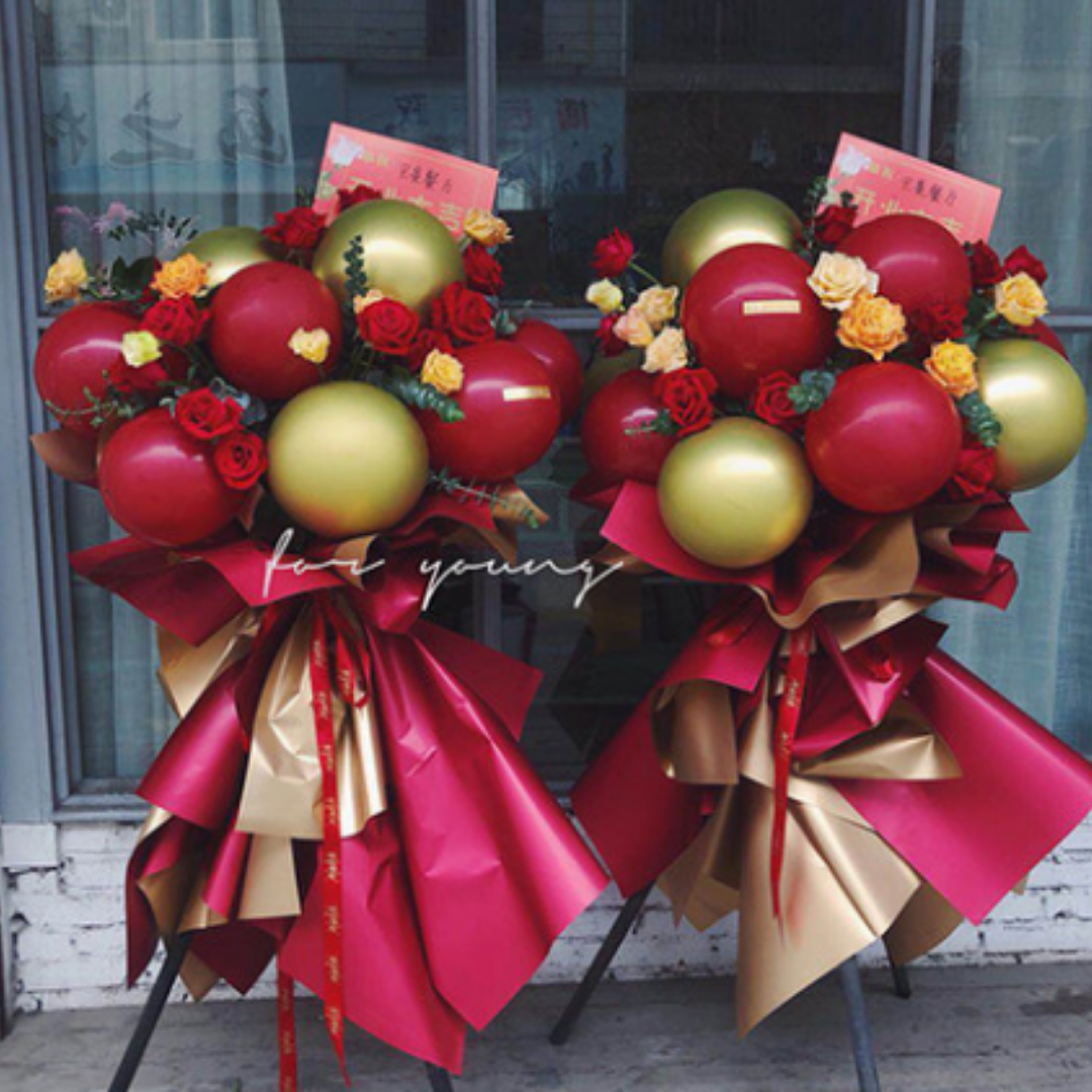 Flower Basket | Flower Stands | 開業花牌|開業花籃| 香港花店 - Fruitier Bouquets & Co.