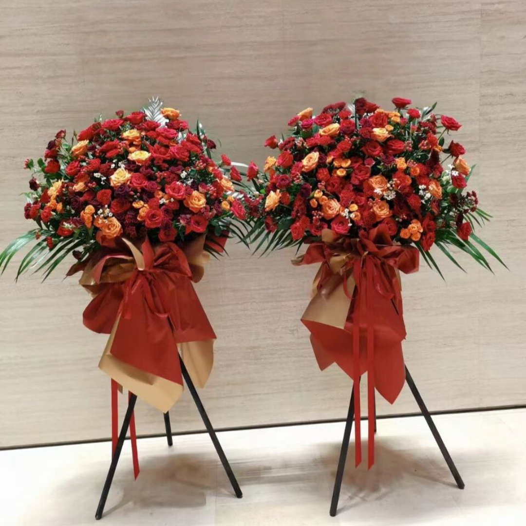 Flower Basket | Flower Stands | 開業花牌|開業花籃| 香港花店 - Fruitier Bouquets & Co.