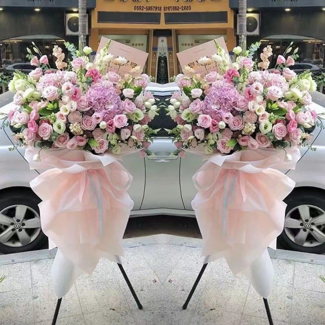Flower Basket | Flower Stands | 開業花牌|開業花籃| 香港花店 - Fruitier Bouquets & Co.