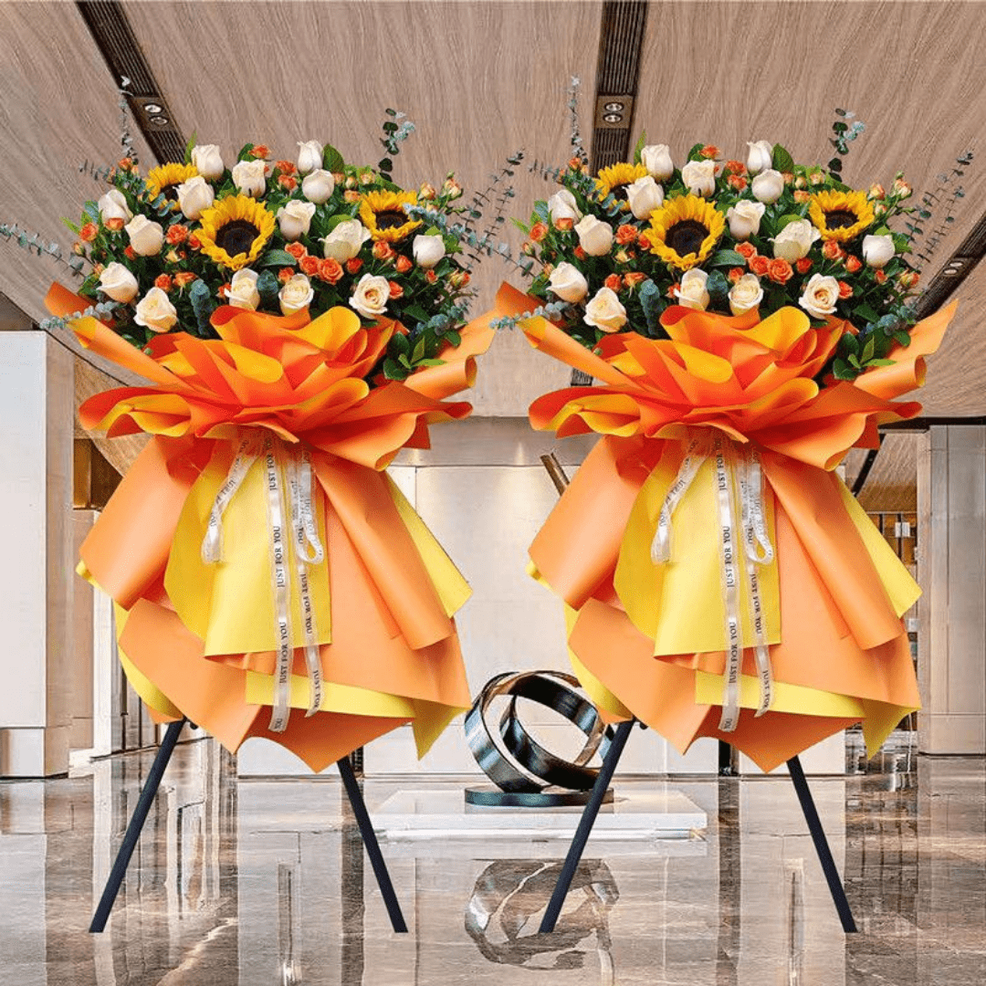 Flower Basket | Flower Stands | 開業花牌|開業花籃| 香港花店 - Fruitier Bouquets & Co.