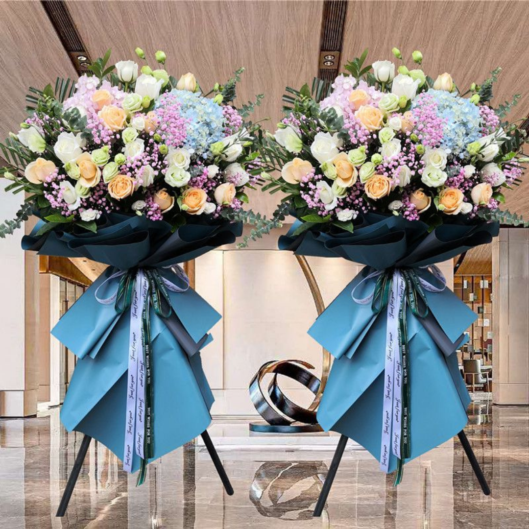 Flower Basket | Flower Stands | 開業花牌|開業花籃| 香港花店 - Fruitier Bouquets & Co.