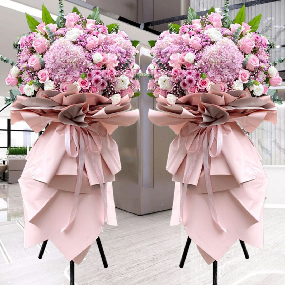 Flower Basket | Flower Stands | 開業花牌|開業花籃| 香港花店 - Fruitier Bouquets & Co.