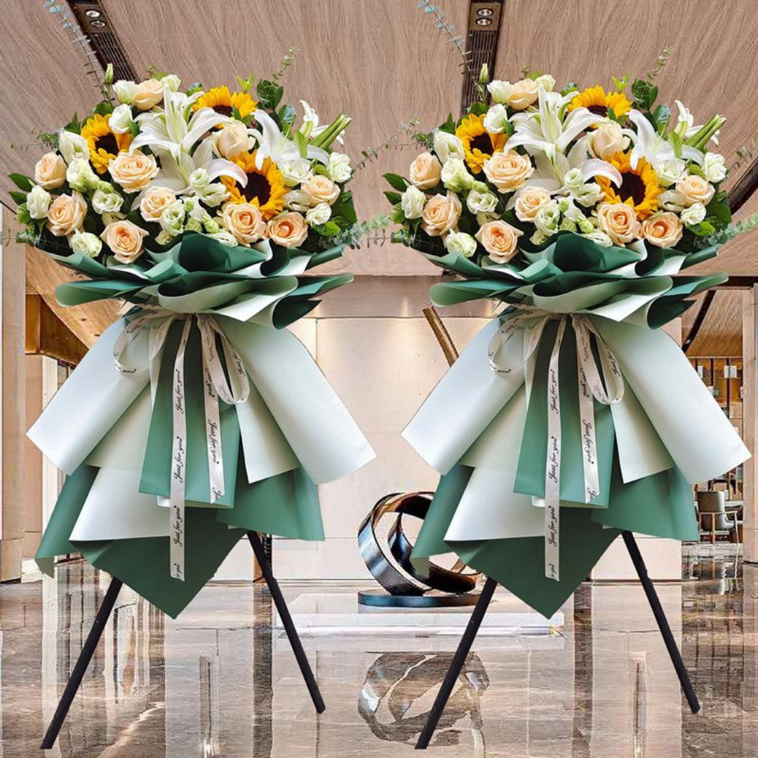 Flower Basket | Flower Stands | 開業花牌|開業花籃| 香港花店 - Fruitier Bouquets & Co.