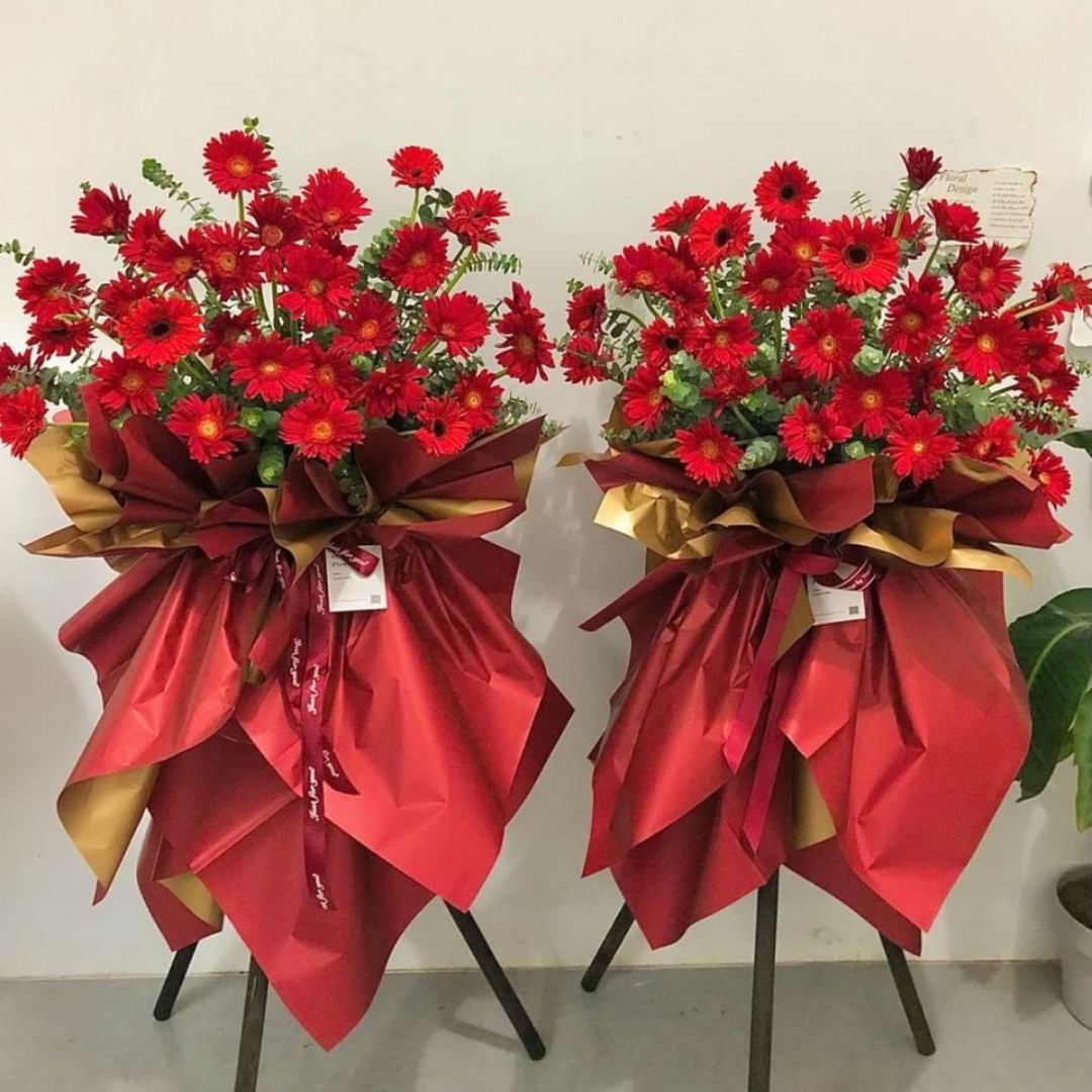 Flower Basket | Flower Stands | 開業花牌|開業花籃| 香港花店 - Fruitier Bouquets & Co.