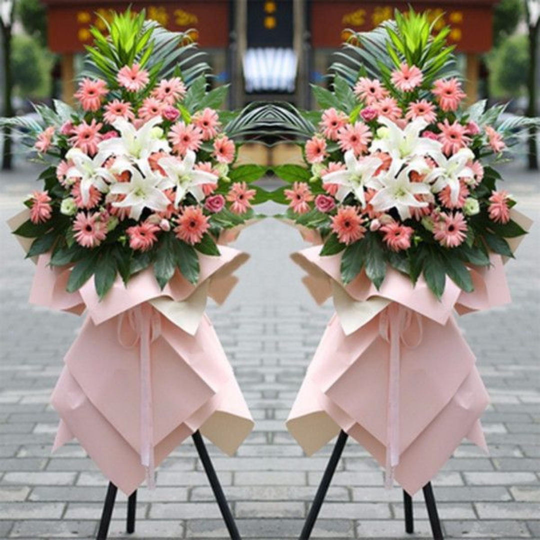 Flower Basket | Flower Stands | 開業花牌|開業花籃| 香港花店 - Fruitier Bouquets & Co.