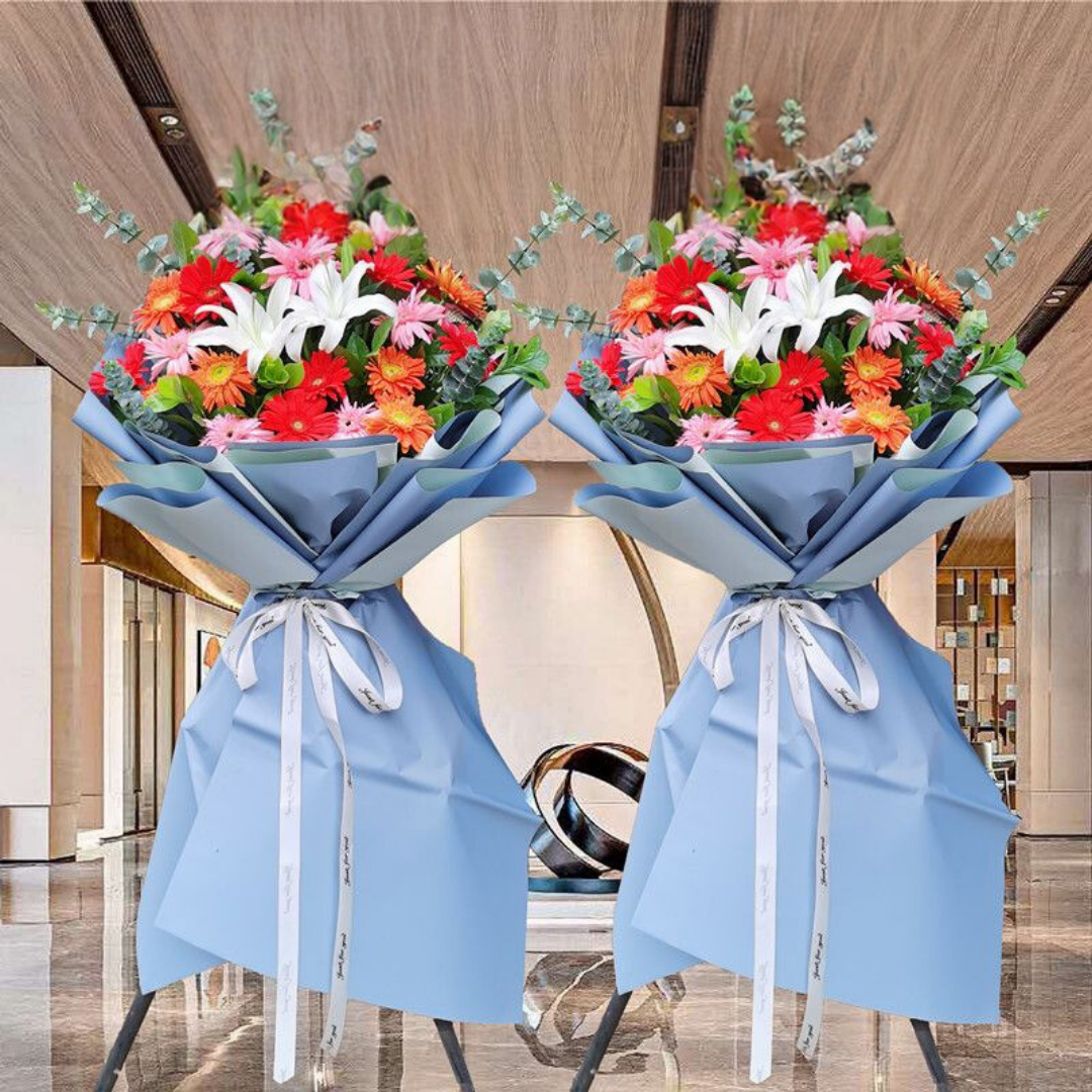 Flower Basket | Flower Stands | 開業花牌|開業花籃| 香港花店 - Fruitier Bouquets & Co.
