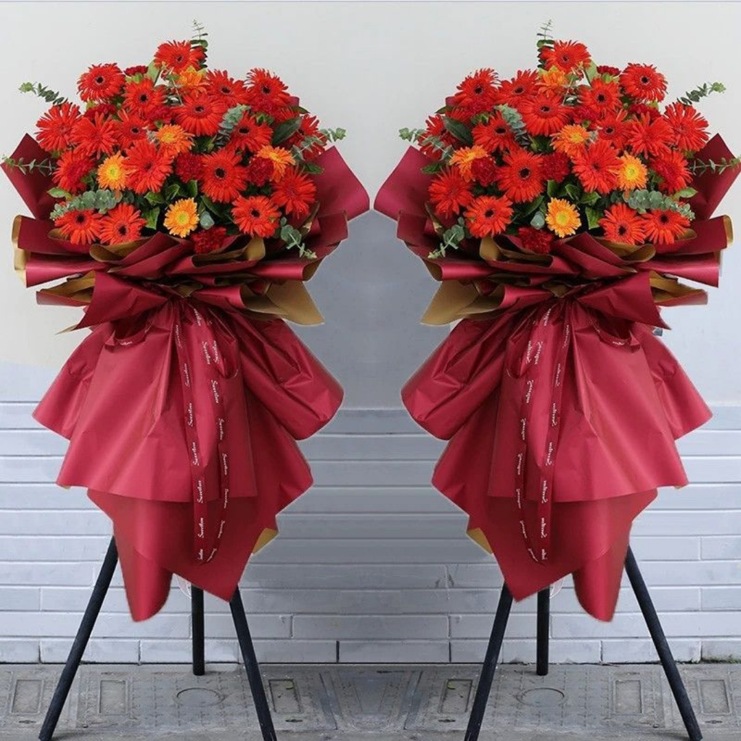 Flower Basket | Flower Stands | 開業花牌|開業花籃| 香港花店 - Fruitier Bouquets & Co.