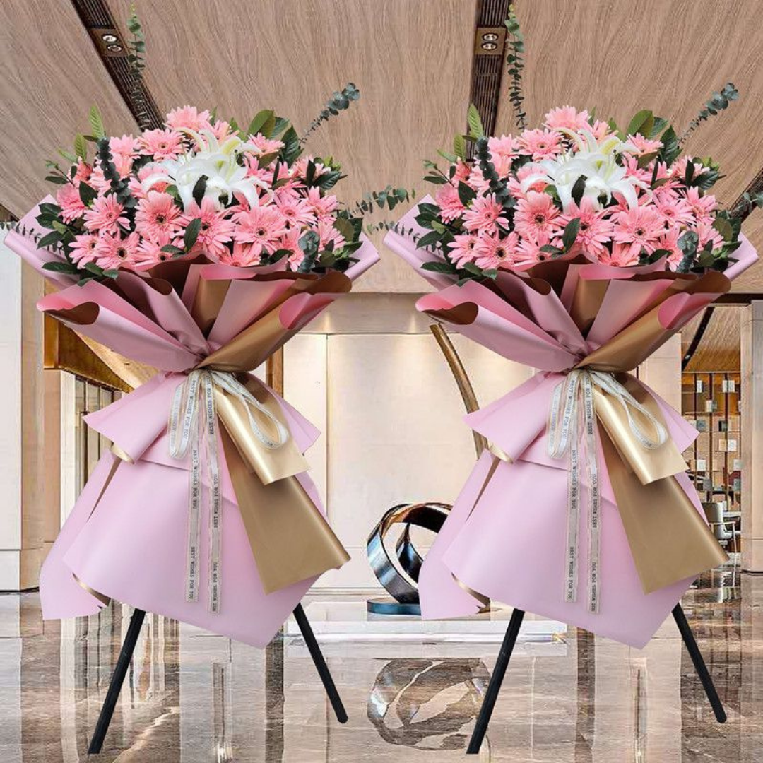 Flower Basket | Flower Stands | 開業花牌|開業花籃| 香港花店 - Fruitier Bouquets & Co.