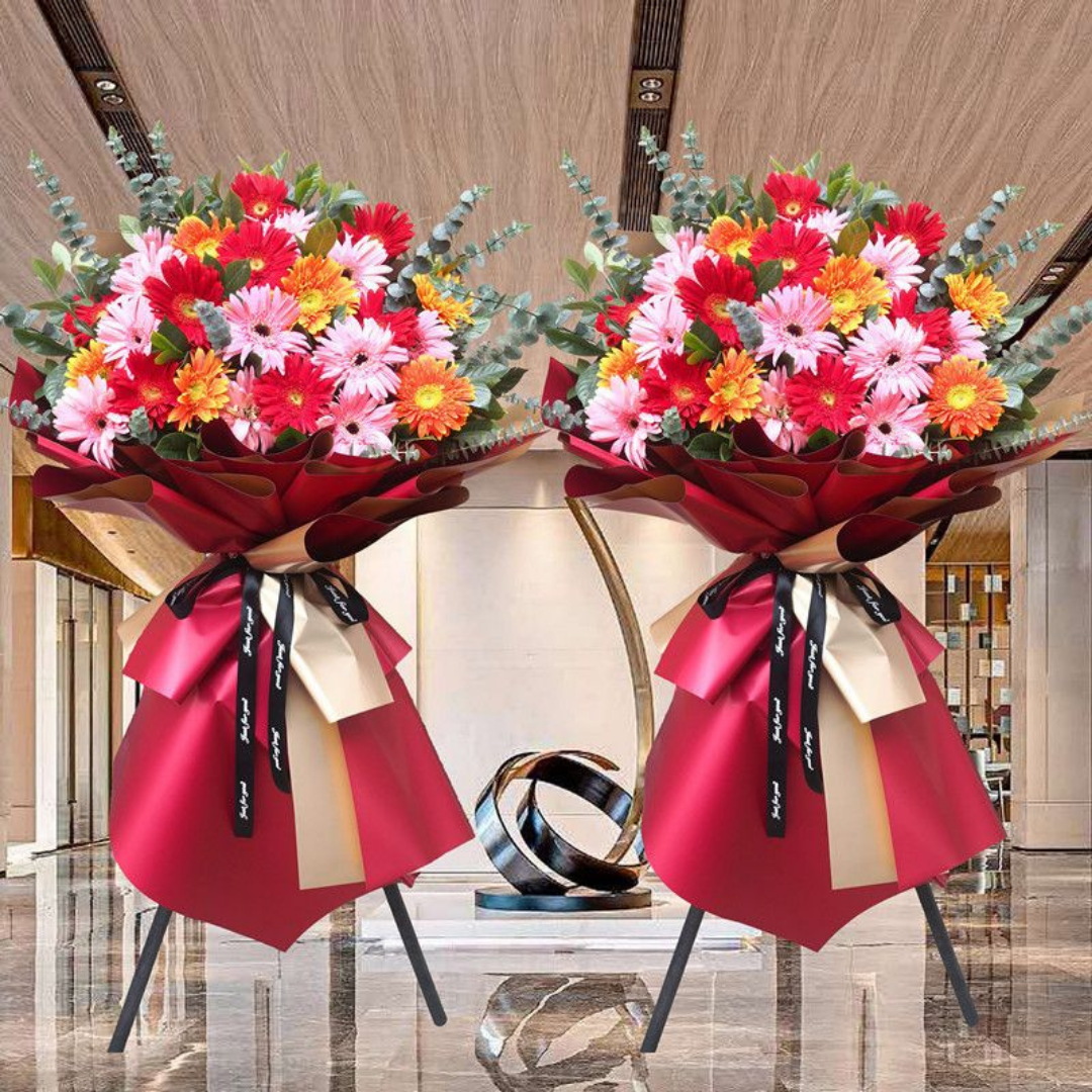 Flower Basket | Flower Stands | 開業花牌|開業花籃| 香港花店 - Fruitier Bouquets & Co.