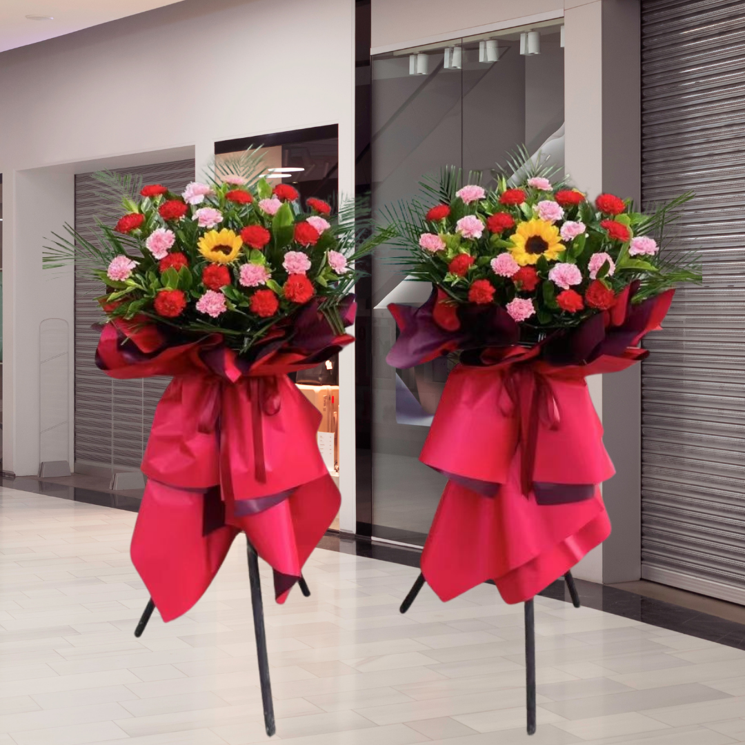 Flower Basket | Flower Stands | 開業花牌|開業花籃| 香港花店 - Fruitier Bouquets & Co.
