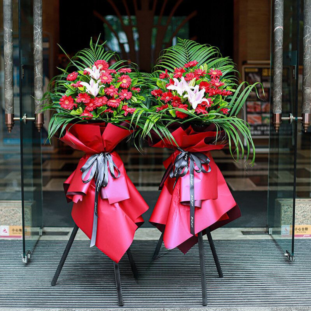 Flower Basket | Flower Stands | 開業花牌|開業花籃| 香港花店 - Fruitier Bouquets & Co.