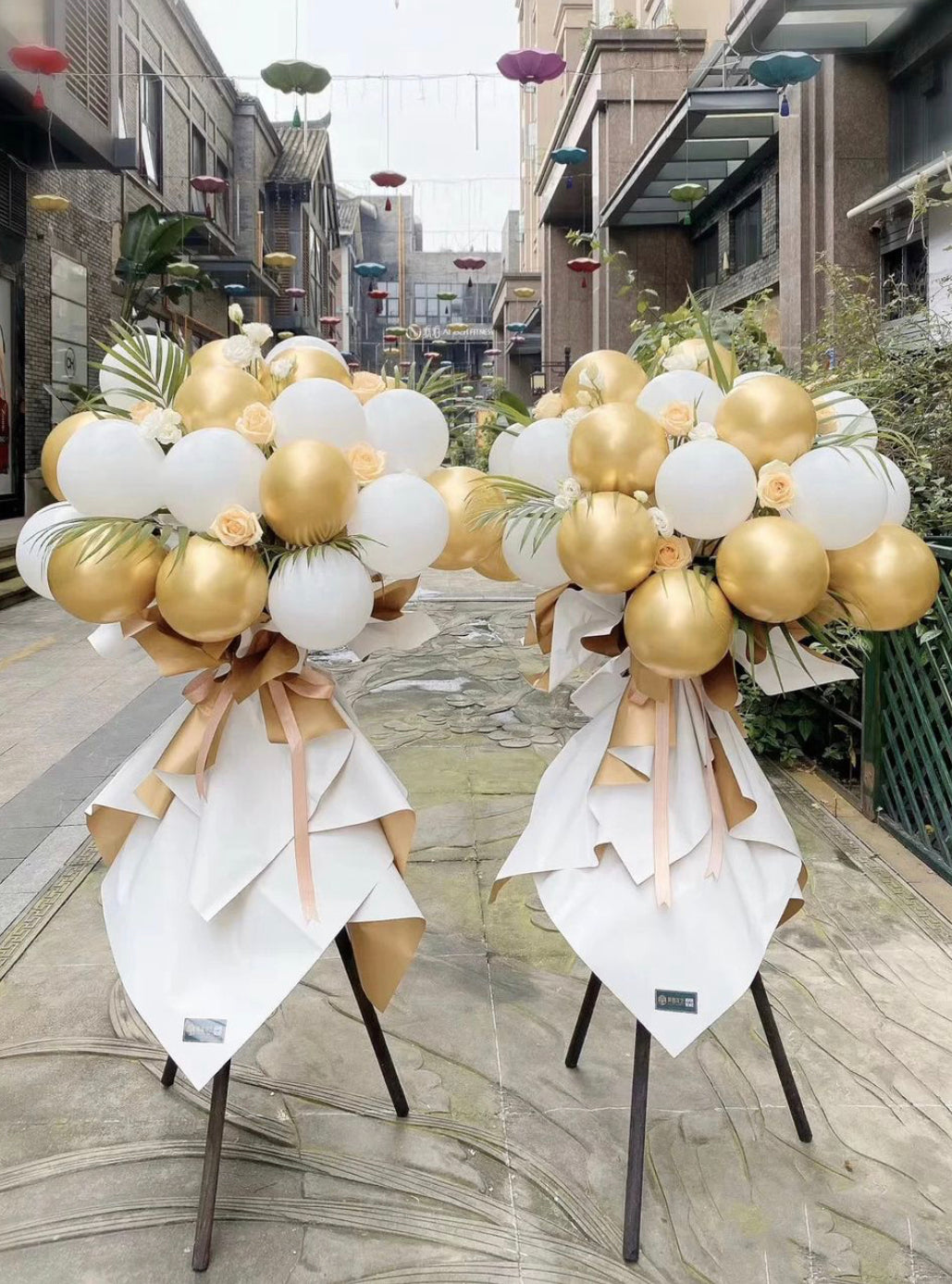 Flower Basket | Flower Stands | 開業花牌|開業花籃| 香港花店 - Fruitier Bouquets & Co.