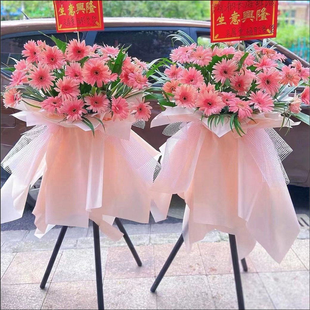 Flower Basket | Flower Stands | 開業花牌|開業花籃| 香港花店 - Fruitier Bouquets & Co.