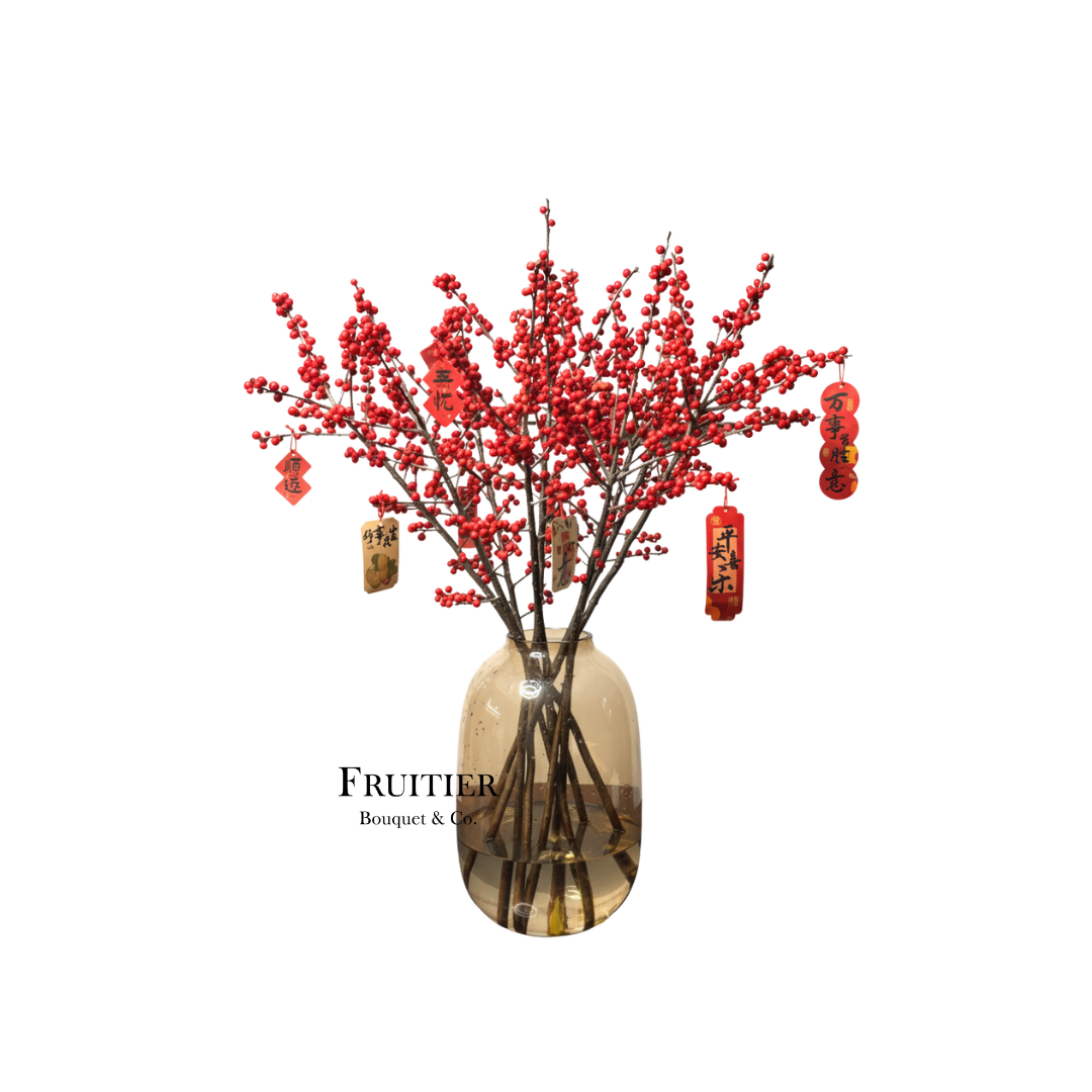 商業花藝佈置:冬青