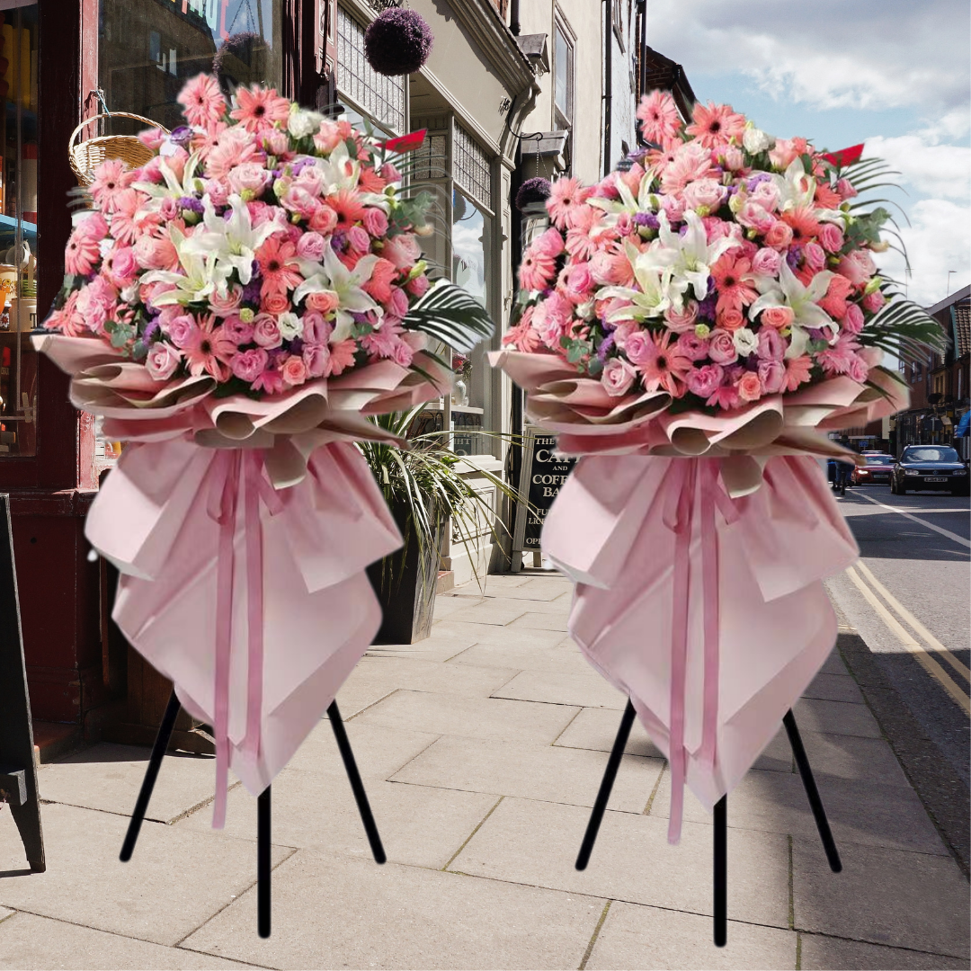 Flower Basket | Flower Stands | 開業花牌｜開業花籃| 香港花店 - Fruitier Bouquets & Co. 