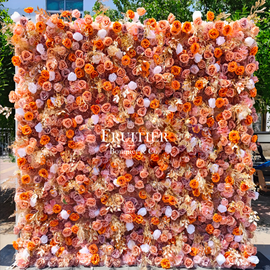 Wedding Decoration- Special Color Silk Flower Background Wall 