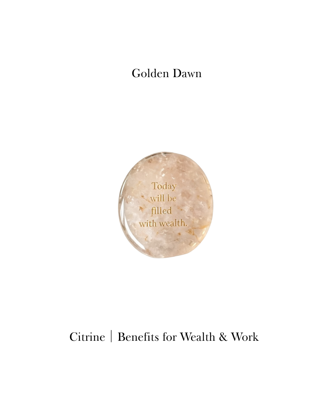 Golden Dawn — 顯化石