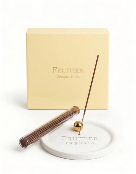 Mid-Autumn Festival Gift Box - Incense and Ceramic Plate Set | Business Bulk Orders Available